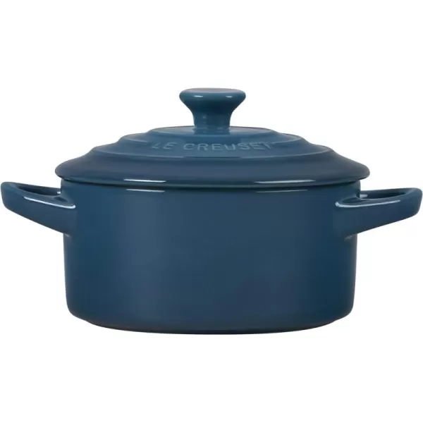 Le Creuset Stoneware Mini Round Cocotte, 8 oz., Rhone