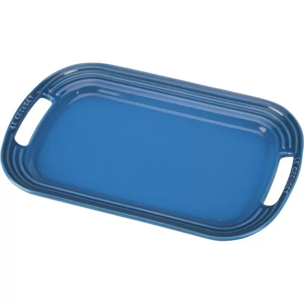 Le Creuset Stoneware Oval Serving Platter, 16.25", Rhone