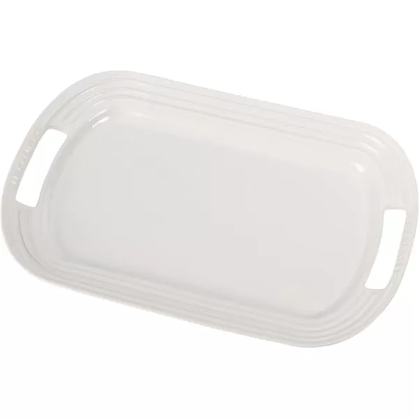 Le Creuset Stoneware Oval Serving Platter, 16.25", Rhone