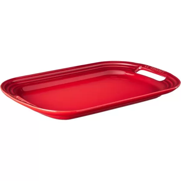 Le Creuset Stoneware Oval Serving Platter, 16.25", Rhone