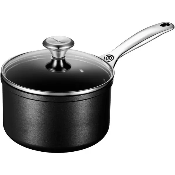 Le Creuset Toughened Nonstick PRO Saucepan With Glass Lid, 4 qt.