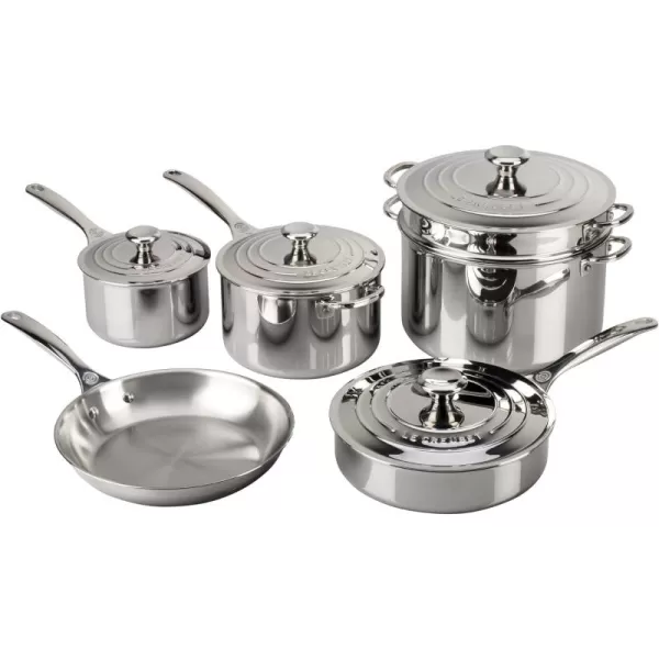 Le Creuset Tri-Ply Stainless Steel 5 pc. Cookware Set, 5 pc