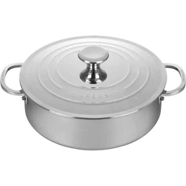 Le Creuset Tri-Ply Stainless Steel Rondeau Pan, 4.5 Quart