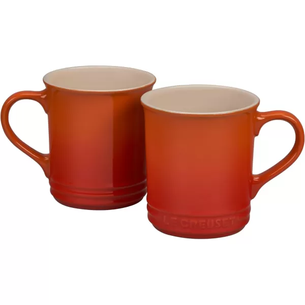 Le Creuset Enamel On Steel Demi Kettle &amp; Stoneware Set of 2 Mugs, 1.25 qt. Kettle &amp;  14 oz. Mugs, Licorice