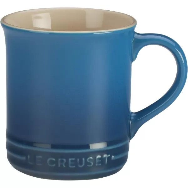 Le Creuset Enamel On Steel Demi Kettle &amp; Stoneware Set of 2 Mugs, 1.25 qt. Kettle &amp;  14 oz. Mugs, Licorice