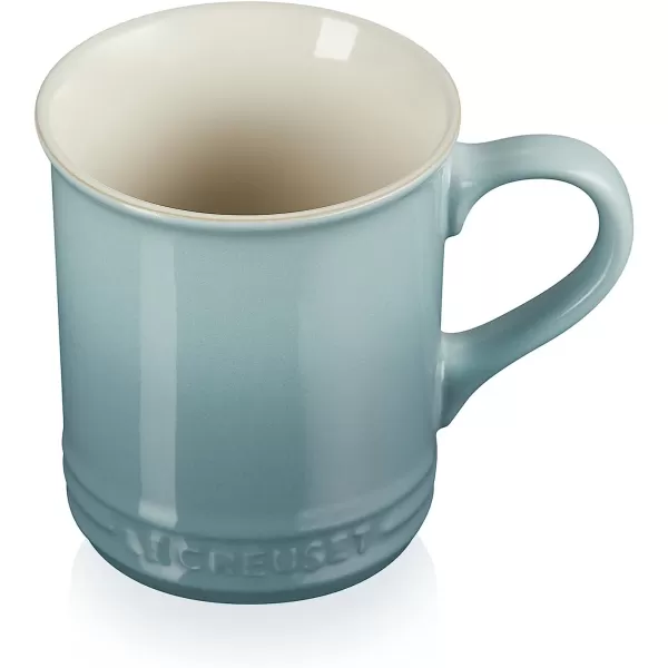 Le Creuset Enamel On Steel Demi Kettle with Metal Finishes &amp; Stoneware Set of 2 Mugs, 1.25 qt. Kettle &amp;  14 oz. Mugs, Cerise