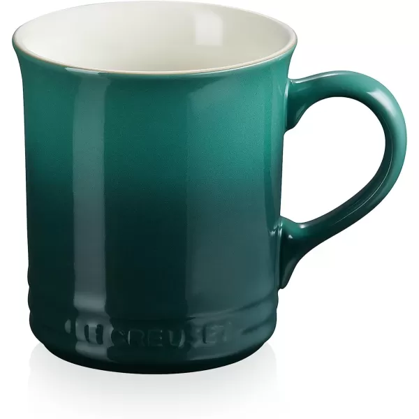 Le Creuset Enamel On Steel Demi Kettle with Metal Finishes &amp; Stoneware Set of 2 Mugs, 1.25 qt. Kettle &amp;  14 oz. Mugs, Cerise