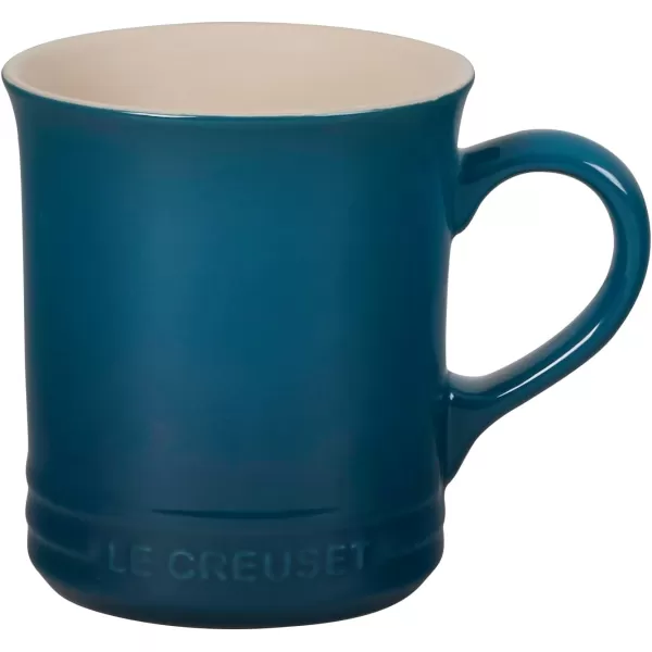 Le Creuset Enamel On Steel Demi Kettle with Metal Finishes &amp; Stoneware Set of 2 Mugs, 1.25 qt. Kettle &amp;  14 oz. Mugs, Cerise