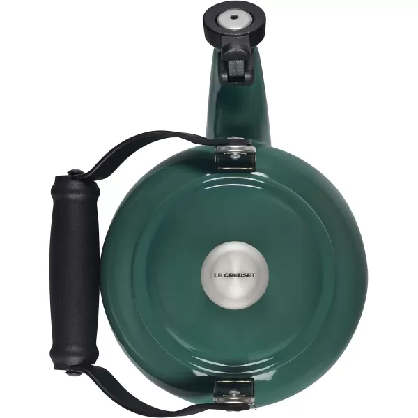 Le Creuset Enamel On Steel Demi Tea Kettle with Metal Finishes, 1.25 qt, Artichaut