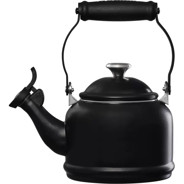 Le Creuset Enamel On Steel Demi Tea Kettle with Metal Finishes, 1.25 qt, Artichaut