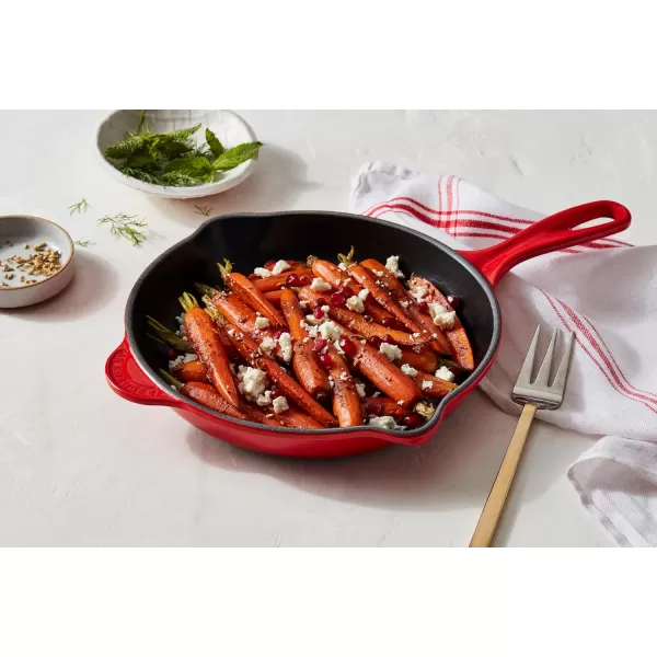 Le Creuset Enameled Cast Iron Classic Skillet, 9", Rhone