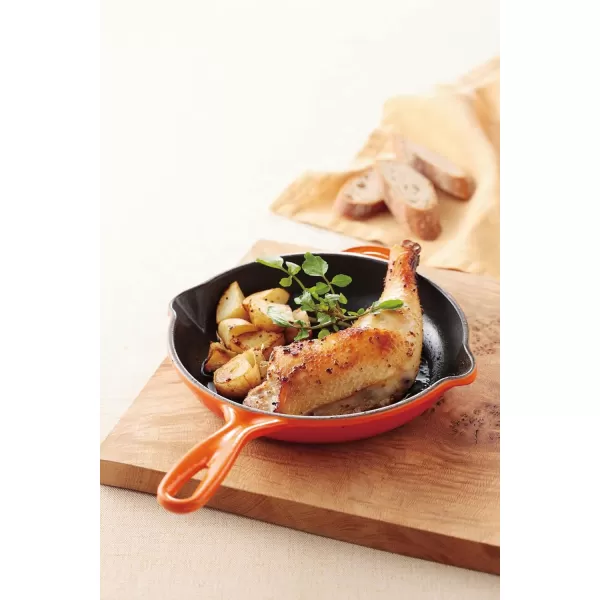 Le Creuset Enameled Cast Iron Classic Skillet, 9", Rhone