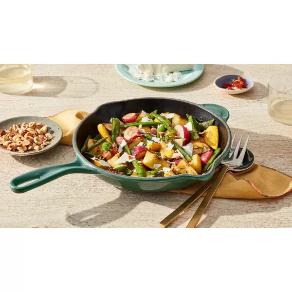 Le Creuset Enameled Cast Iron Classic Skillet, 9", Rhone