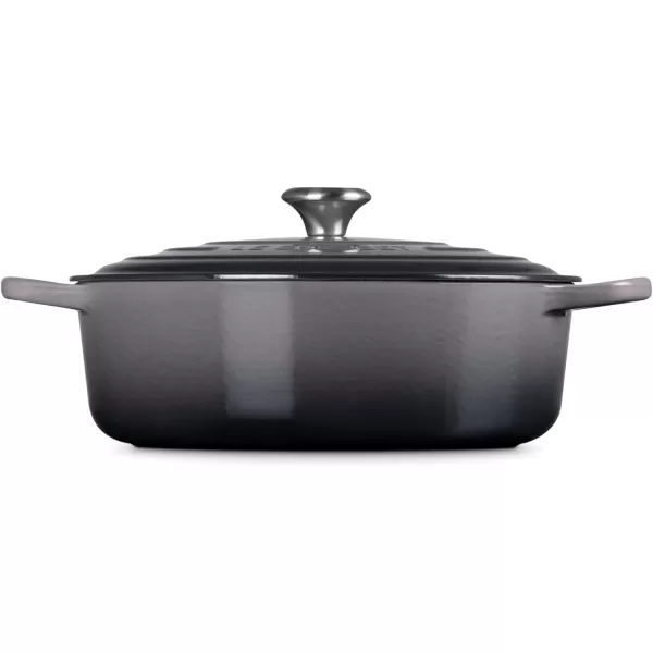 Le Creuset Enameled Cast Iron Signature Round Wide Dutch Oven, 6.75 qt., Rhone