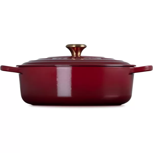 Le Creuset Enameled Cast Iron Signature Round Wide Dutch Oven, 6.75 qt., Rhone