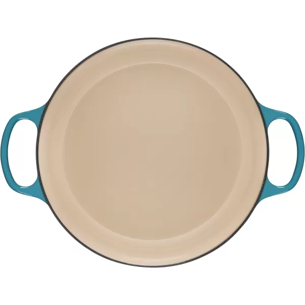 Le Creuset Enameled Cast Iron Signature Round Wide Dutch Oven, 6.75 qt., Rhone