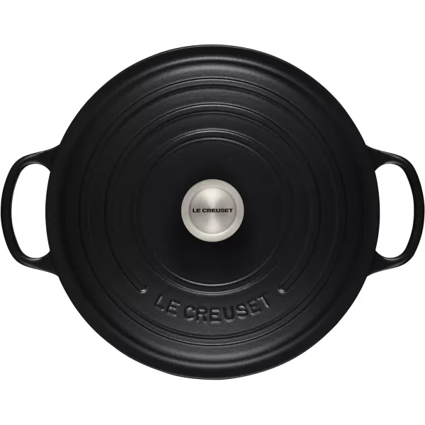 Le Creuset Enameled Cast Iron Signature Round Wide Dutch Oven, 6.75 qt., Rhone
