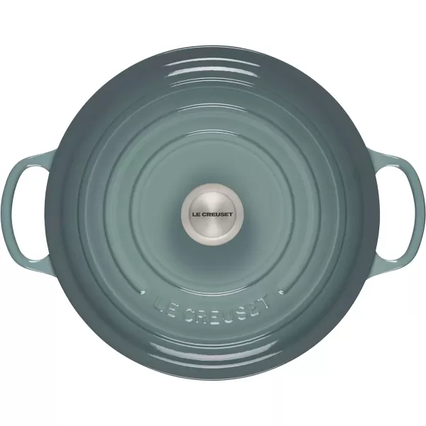 Le Creuset Enameled Cast Iron Signature Round Wide Dutch Oven, 6.75 qt., Rhone