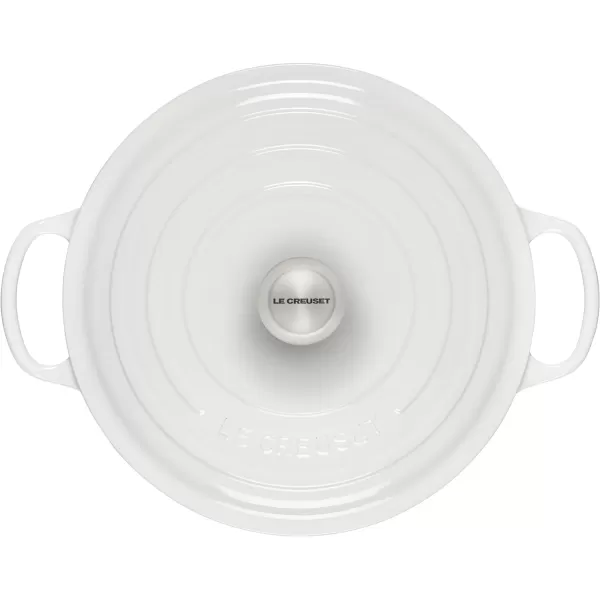 Le Creuset Enameled Cast Iron Signature Round Wide Dutch Oven, 6.75 qt., Rhone