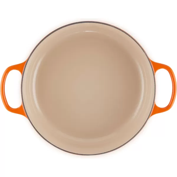 Le Creuset Enameled Cast Iron Signature Round Wide Dutch Oven, 6.75 qt., Rhone