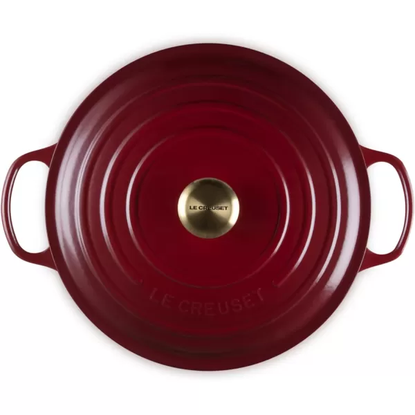 Le Creuset Enameled Cast Iron Signature Round Wide Dutch Oven, 6.75 qt., Rhone