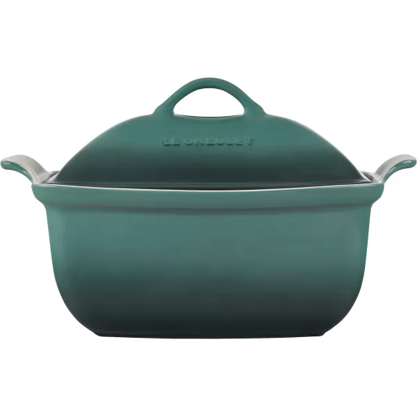 Le Creuset Heritage Stoneware Deep Baker with Lid, 4.5 qt., Cerise
