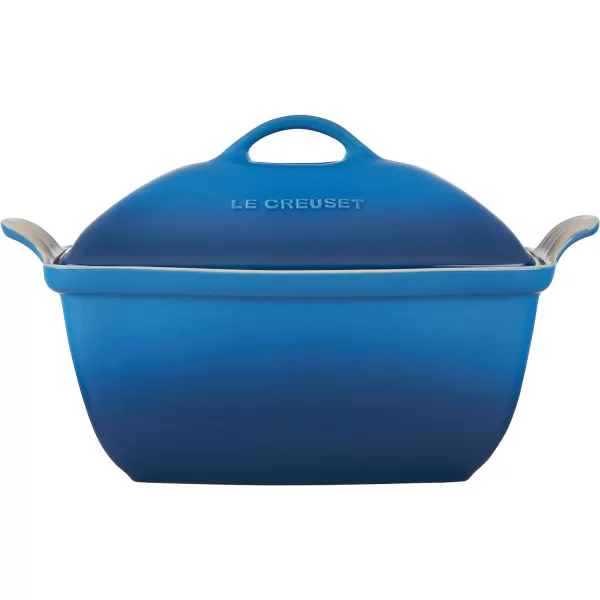 Le Creuset Heritage Stoneware Deep Baker with Lid, 4.5 qt., Cerise