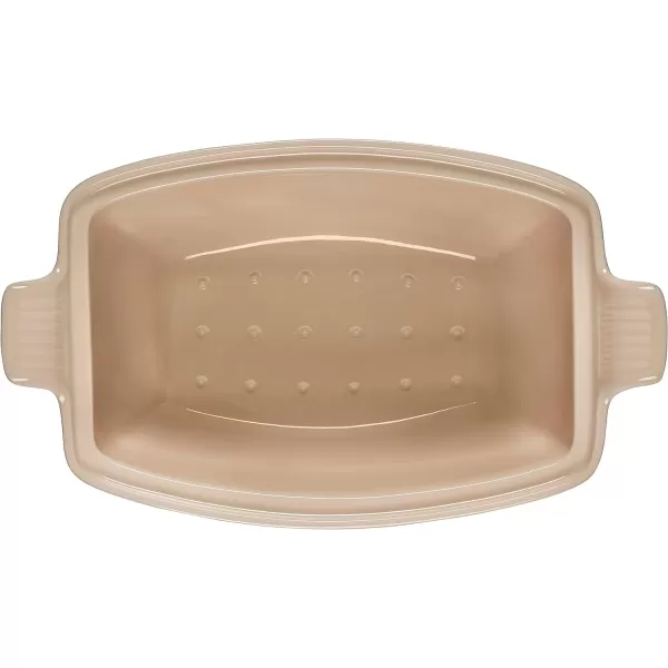Le Creuset Heritage Stoneware Deep Baker with Lid, 4.5 qt., Cerise