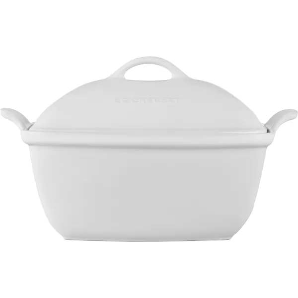 Le Creuset Heritage Stoneware Deep Baker with Lid, 4.5 qt., Cerise