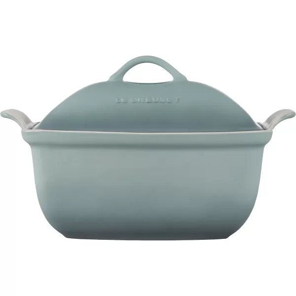 Le Creuset Heritage Stoneware Deep Baker with Lid, 4.5 qt., Cerise