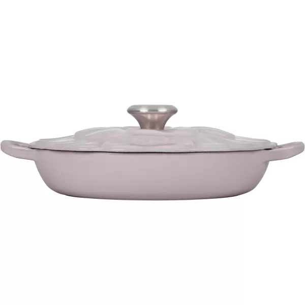 Le Creuset Signature Enameled Cast Iron Petal Braiser, 2.25qt., Shallot