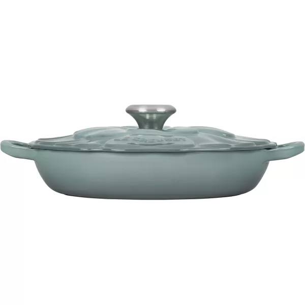 Le Creuset Signature Enameled Cast Iron Petal Braiser, 2.25qt., Shallot