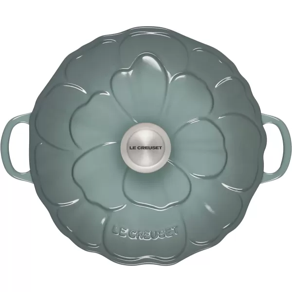 Le Creuset Signature Enameled Cast Iron Petal Braiser, 2.25qt., Shallot
