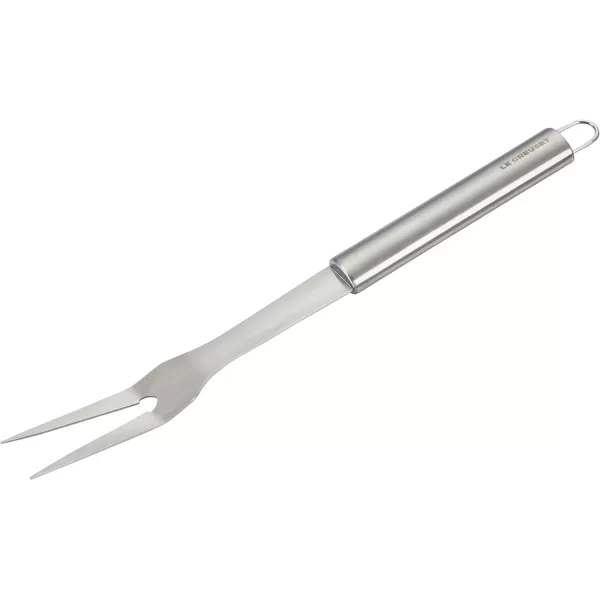 Le Creuset Stainless Steel Outdoor Two-Pronged Fork, 17.5"