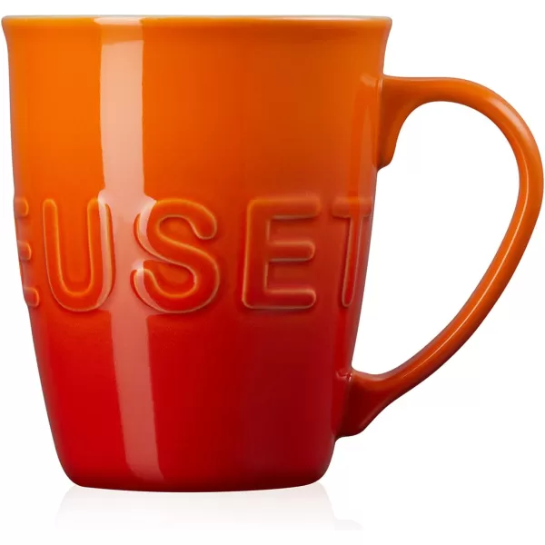 Le Creuset Stoneware 20 oz Extra-Large Logo Coffee Mug, Sea Salt