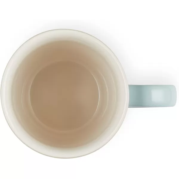 Le Creuset Stoneware 20 oz Extra-Large Logo Coffee Mug, Sea Salt