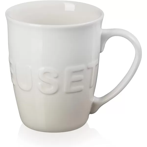 Le Creuset Stoneware 20 oz Extra-Large Logo Coffee Mug, Sea Salt