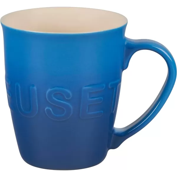 Le Creuset Stoneware 20 oz Extra-Large Logo Coffee Mug, Sea Salt