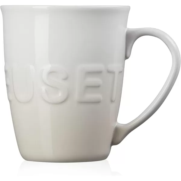 Le Creuset Stoneware 20 oz Extra-Large Logo Coffee Mug, Sea Salt