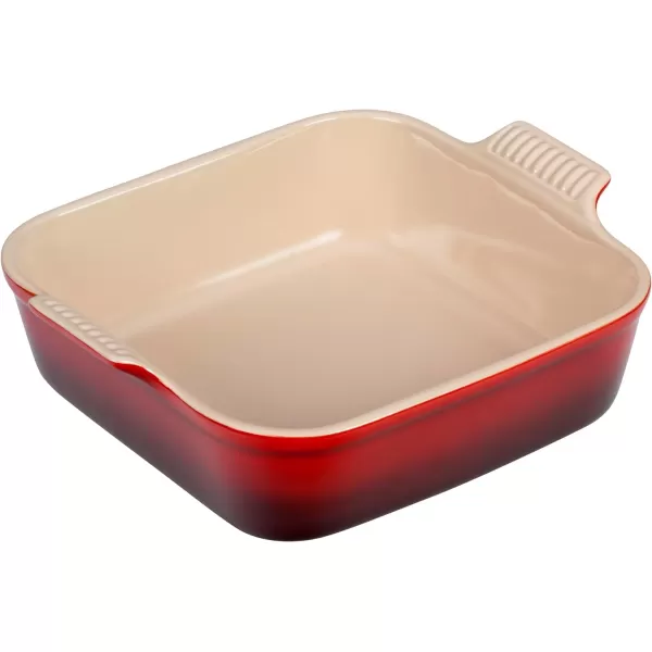 Le Creuset Stoneware 4 PC Heritage Bakeware Set, Cerise