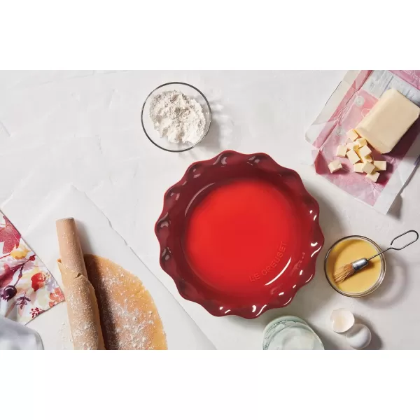 Le Creuset Stoneware 4 PC Heritage Bakeware Set, Cerise