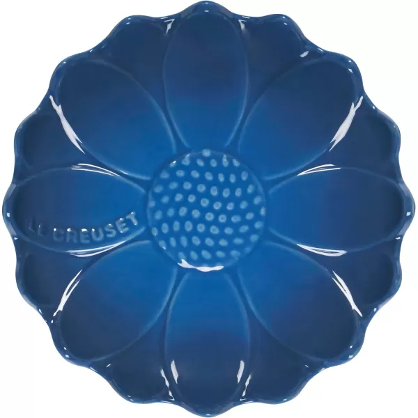 Le Creuset Stoneware Flower Figural Spoon Rest, White
