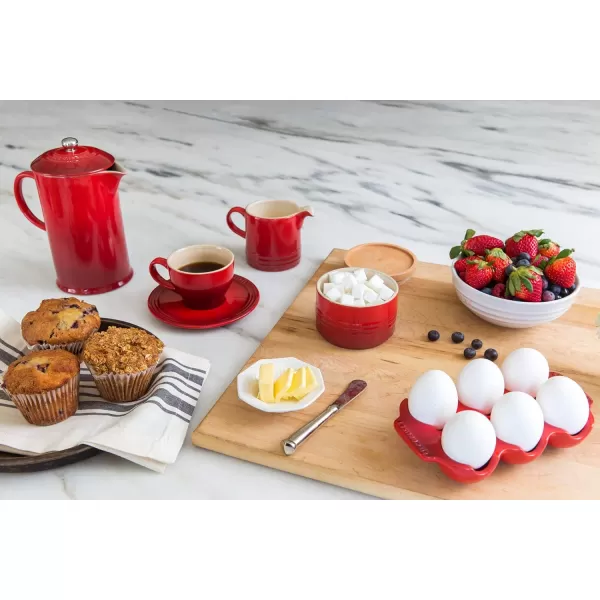 Le Creuset Stoneware French Press, 34 oz., Shallot
