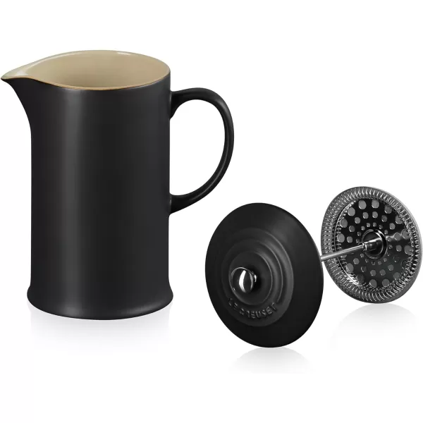 Le Creuset Stoneware French Press, 34 oz., Shallot