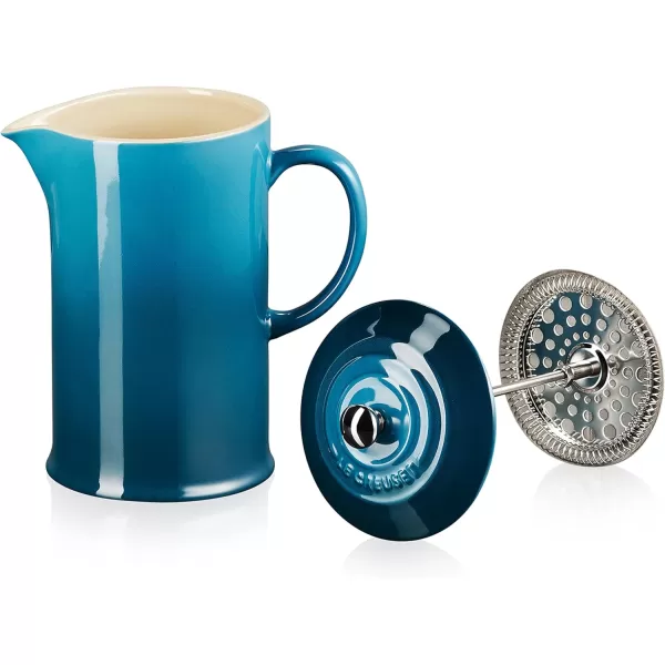 Le Creuset Stoneware French Press, 34 oz., Shallot