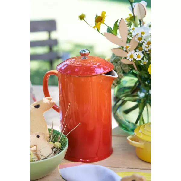 Le Creuset Stoneware French Press, 34 oz., Shallot