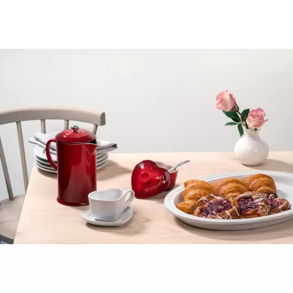 Le Creuset Stoneware French Press, 34 oz., Shallot