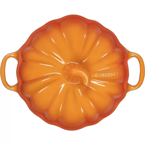 Le Creuset Stoneware Pumpkin Baker with Lid, 9", Rhone