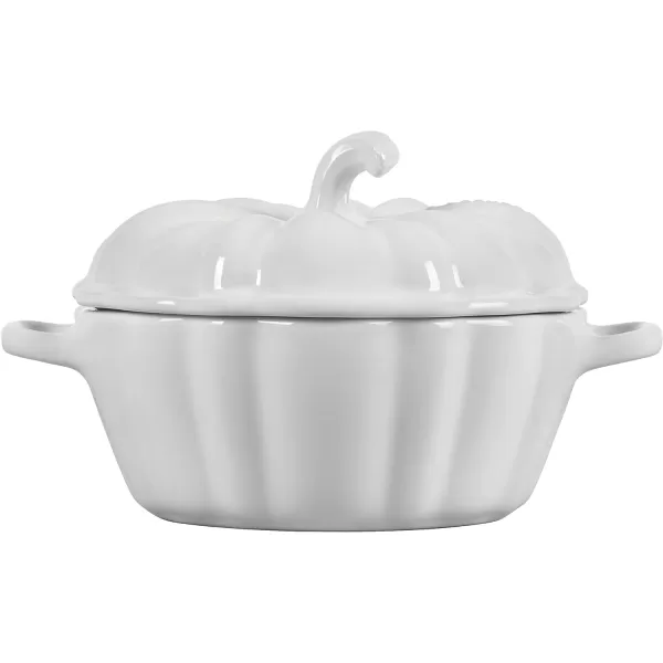 Le Creuset Stoneware Pumpkin Baker with Lid, 9", Rhone