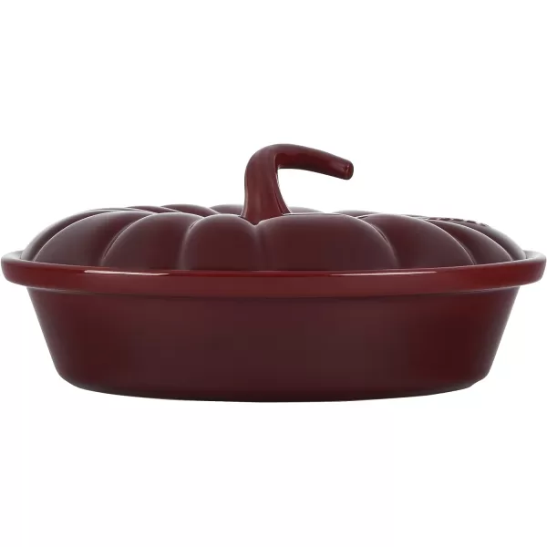 Le Creuset Stoneware Pumpkin Baker with Lid, 9", Rhone